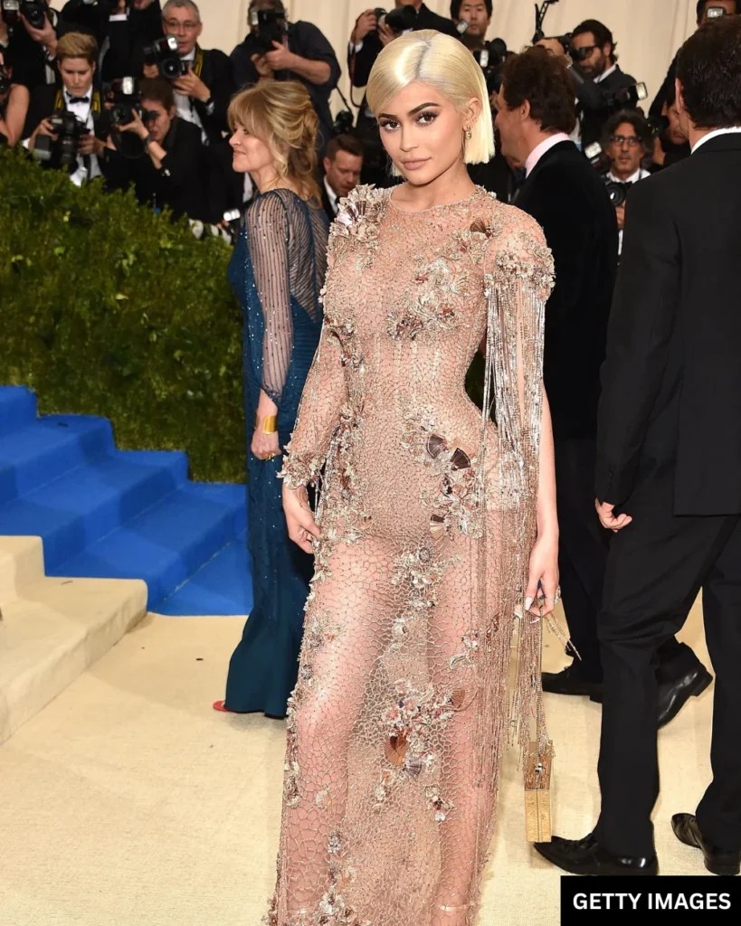 Kylie Jenner past Met Gala