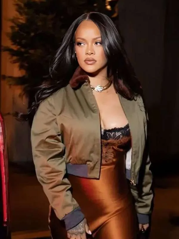 Business Casual Celebrity Trend 2026 — How Taylor Swift and Rihanna Made Office Dressing Cool Rihanna green blazer May 2026 1