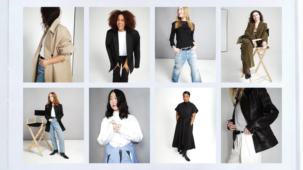Capsule wardrobe sustainable fashion editorial
