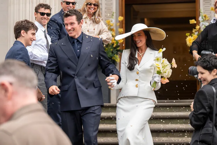Dua Lipa Sicily Wedding 2026 — What She Wore for Her Three-Day Italy Celebration Dua Lipa London wedding suit exit