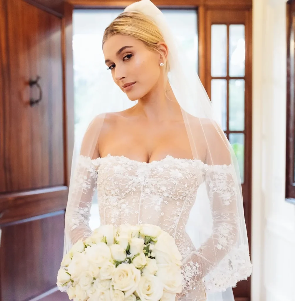Non-Traditional Celebrity Wedding Dresses 2026 — The Suit Bride Trend Explained Hailey Bieber Vivienne Westwood wedding