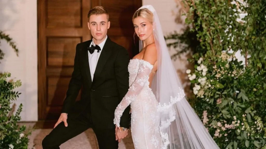 Non-Traditional Celebrity Wedding Dresses 2026 — The Suit Bride Trend Explained Hailey Bieber Vivienne Westwood wedding