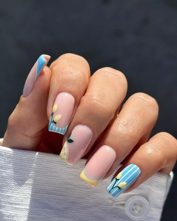 Celebrity Summer Nail Trends 2026 — Glazed Jelly, Seaglass and Every Look to Try Italian Summer Nails