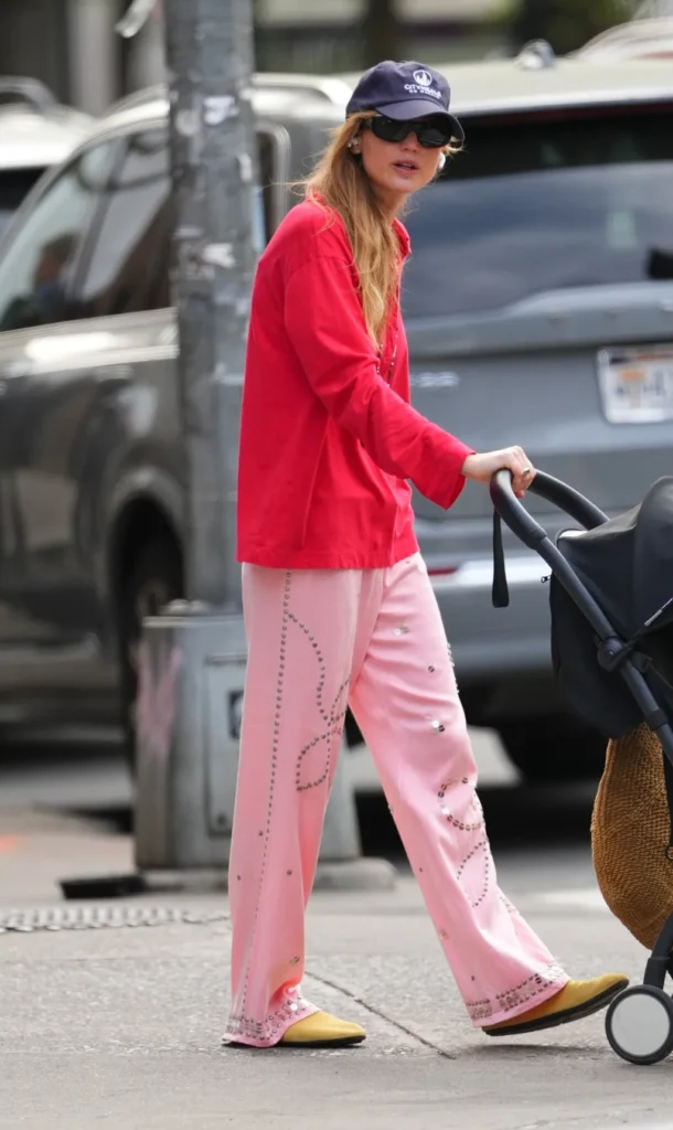 Strawberry Girl Summer 2026 — The Celebrity Color Trend Taking Over Every Wardrobe Jennifer Lawrence strawberry red outfit