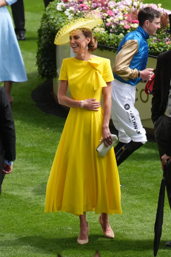 Kate Middleton yellow Roksanda Ascot 2026