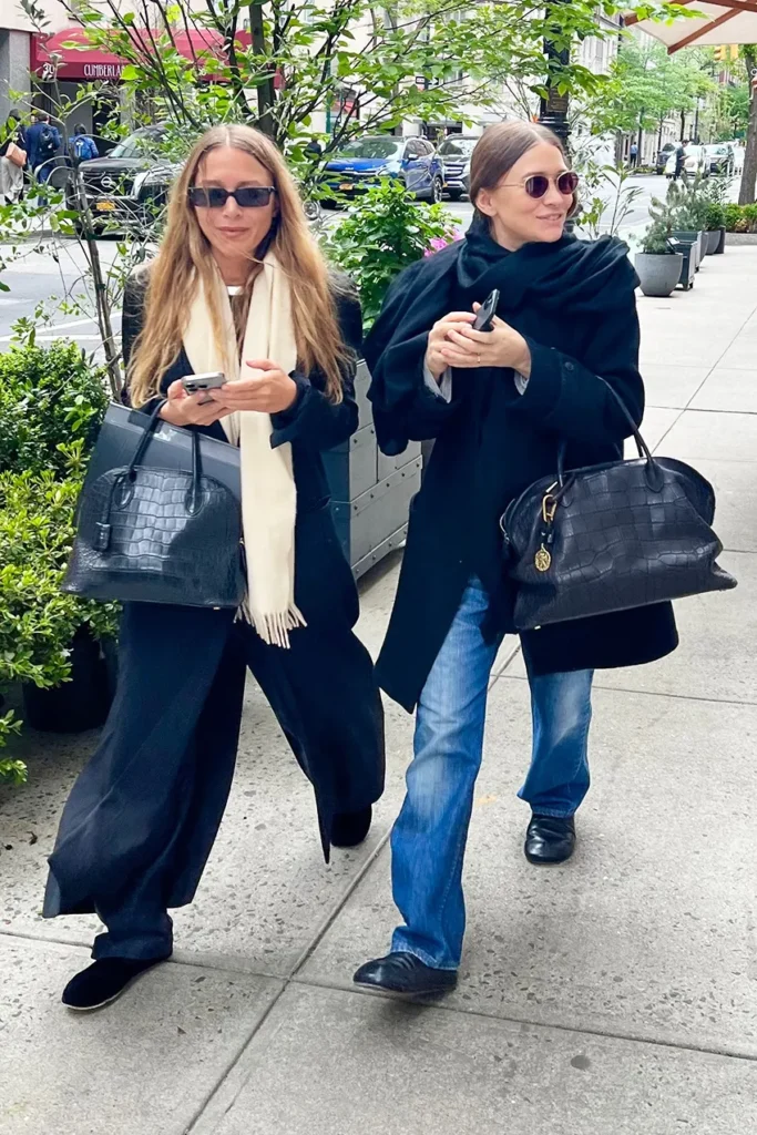 Mary-Kate Olsen Woven bag