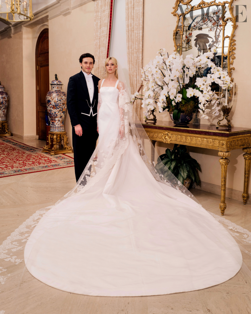 Non-Traditional Celebrity Wedding Dresses 2026 — The Suit Bride Trend Explained Nicola Peltz married Brooklyn Beckham in 2022