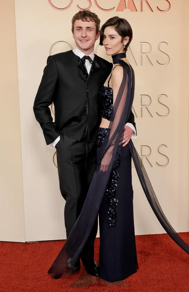 Paul Mescal and Gracie Abrams — Matching-But-Not-Matchy Oscars 2026