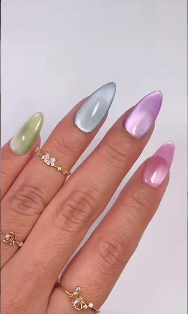 Celebrity Summer Nail Trends 2026 — Glazed Jelly, Seaglass and Every Look to Try Seaglass Nail Summer Nail of 2026