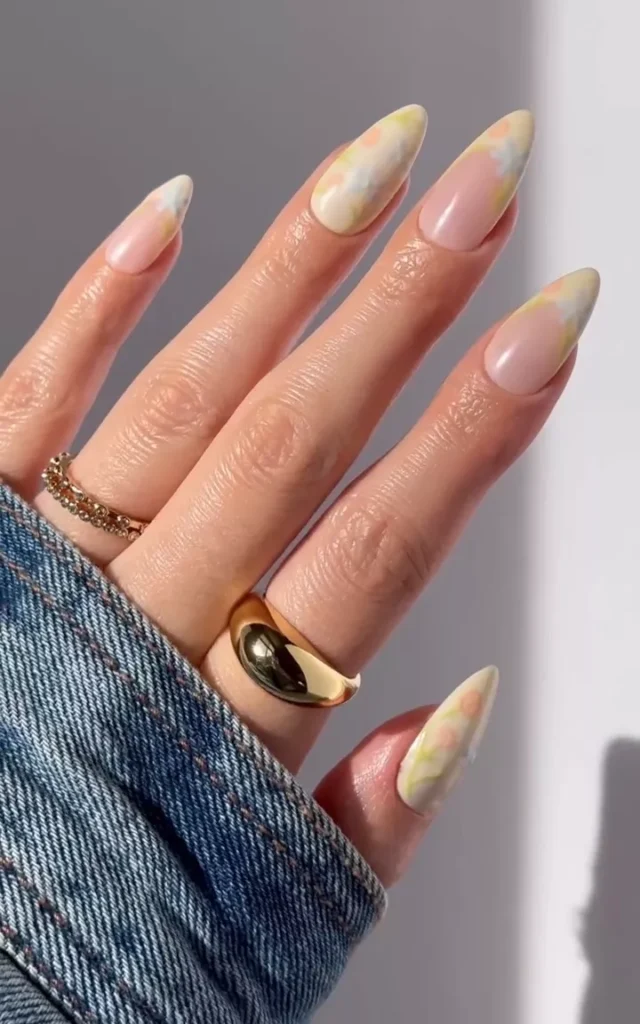 Celebrity Summer Nail Trends 2026 — Glazed Jelly, Seaglass and Every Look to Try Spring Florals Nails