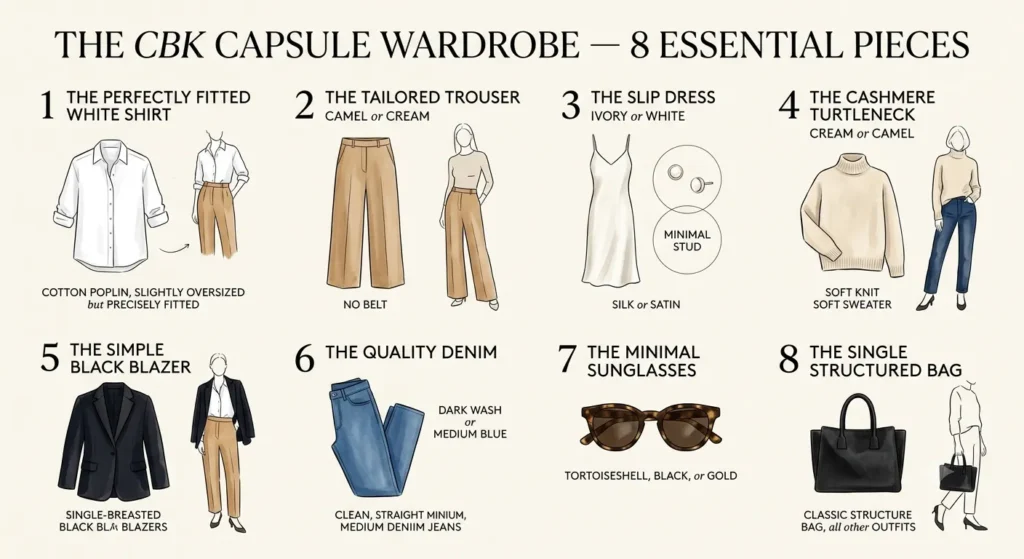 The CBK Capsule Wardrobe — 8 Essential Pieces