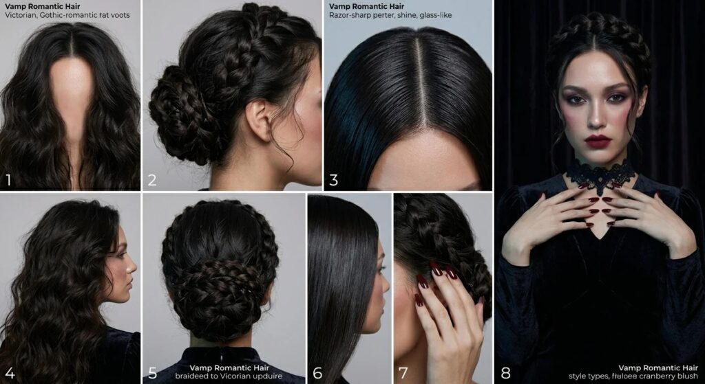 The Vamp Romantic Hair — Romantic Gothic Styles
