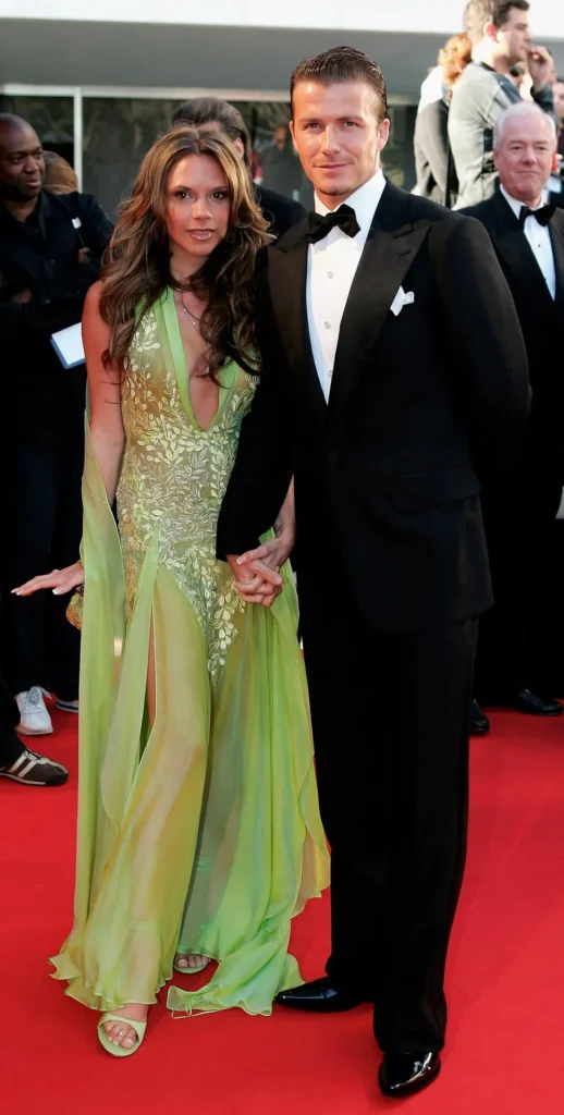 Victoria Beckham Style Evolution — From Spice Girl to Global Fashion Icon Victoria Beckham, 2005
David and Victoria Beckham arrive at the Laureus World Sports Awards on May 16, 2005 at the Estoril Casino, Estoril, Portugal