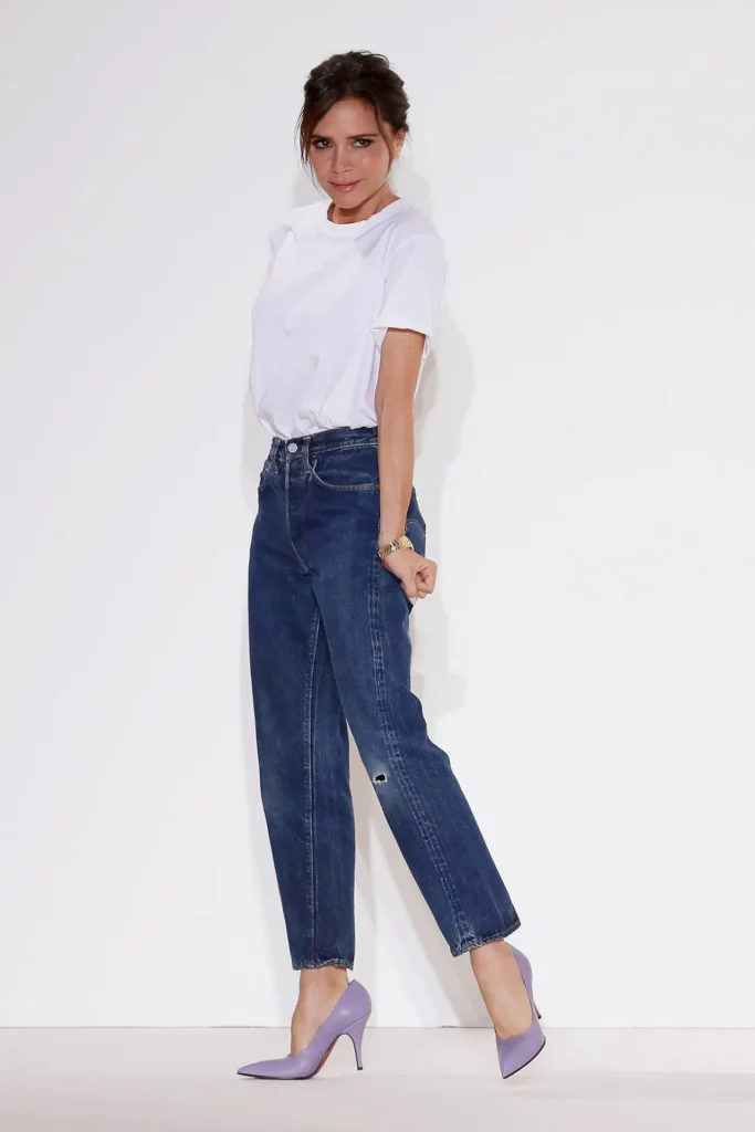 Victoria Beckham Style Evolution — From Spice Girl to Global Fashion Icon Victoria Beckham walks the runway for Victoria Beckham fashion show during New York Fashion Week: The Shows on Sept. 10, 2017 in New York City.
