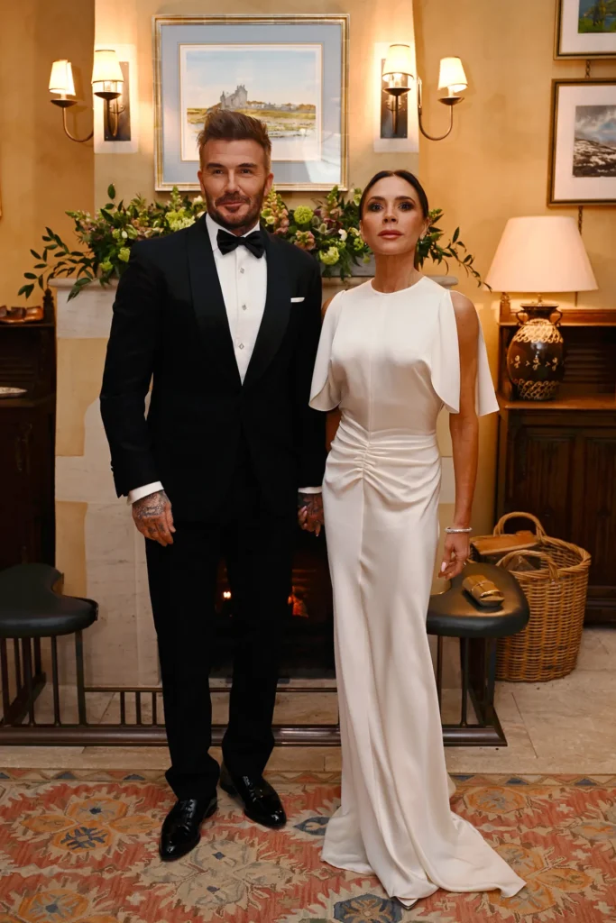 Victoria Beckham Style Evolution — From Spice Girl to Global Fashion Icon David Beckham and Victoria Beckham during a dinner at Highgrove House on Feb. 7, 2025 in Tetbury, England.