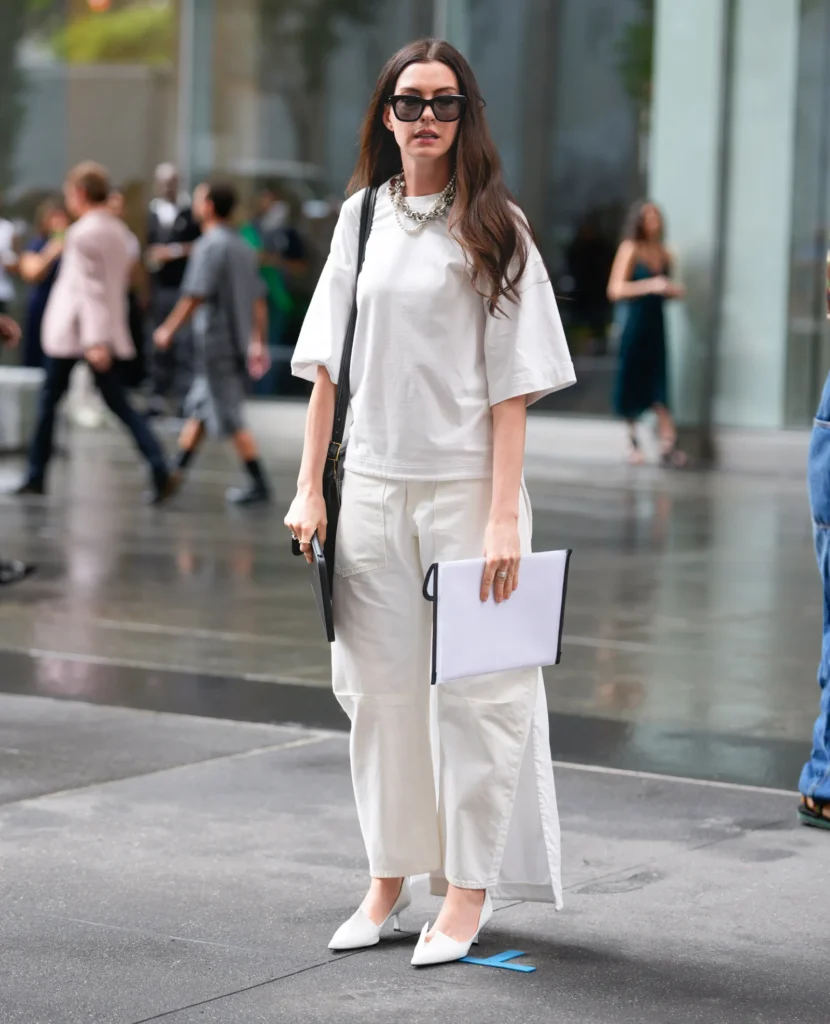 How to Dress Like Anne Hathaway — Her Complete Celebrity Style Guide 2026 Anne Hathaway street style