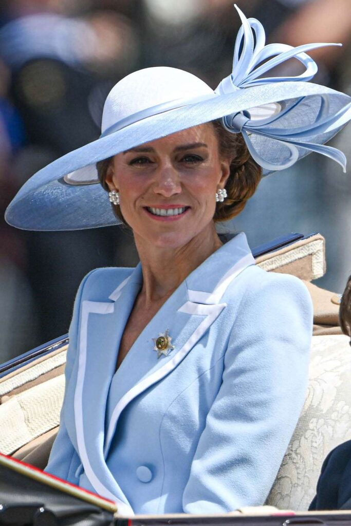 Kate Middleton — Baby Blue Trooping the Colour