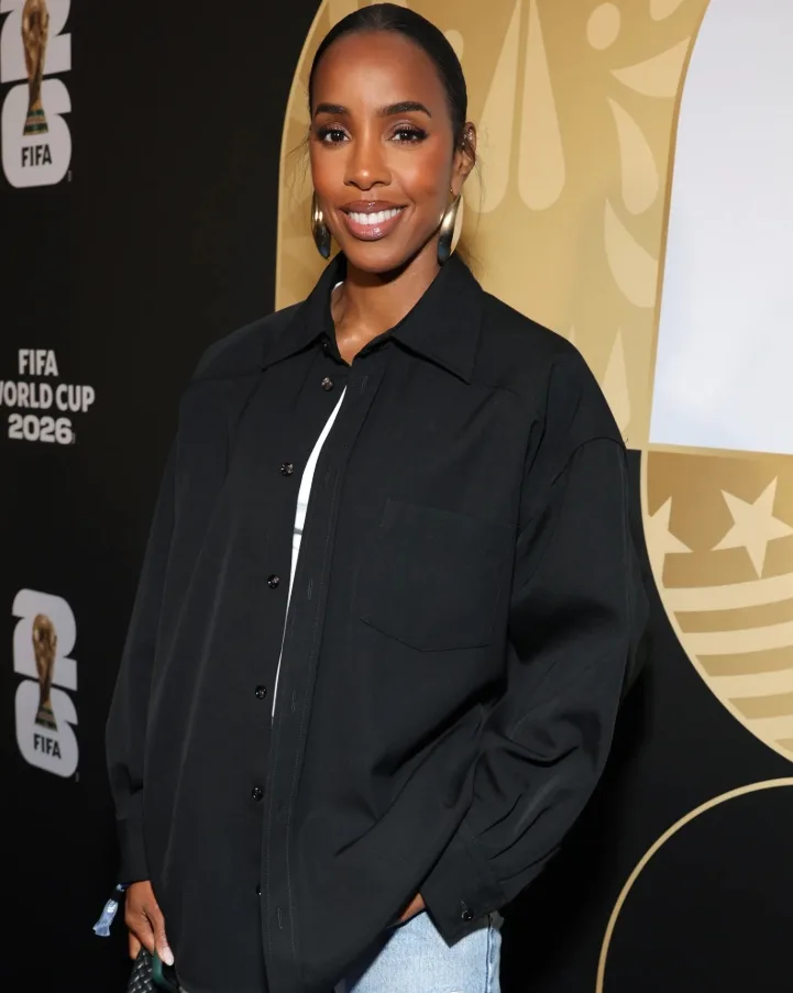 FIFA World Cup 2026 Celebrity Fashion — Brad Pitt, Paris Hilton and Every Star's Game Day Style Kelly Rowland FIFA World Cup outfit 2026