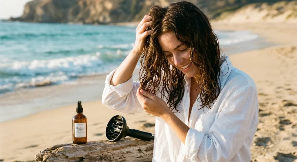 Beachy Waves Hair Summer 2026 — The Complete Celebrity Hair Guide Method 1 — The Salt Spray Method (Most Authentic)