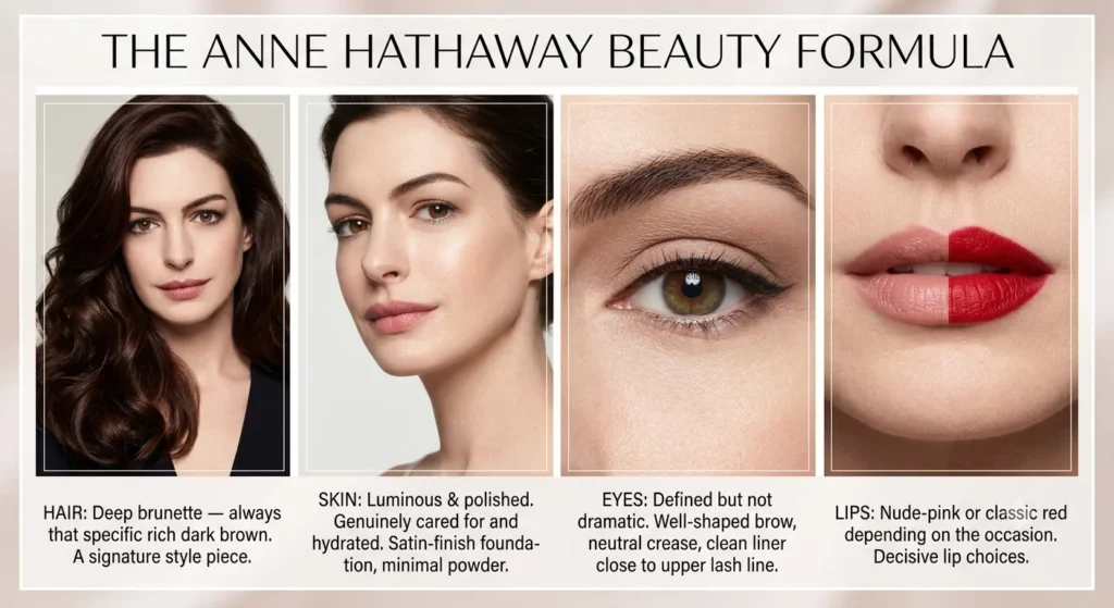 How to Dress Like Anne Hathaway — Her Complete Celebrity Style Guide 2026 The Anne Hathaway Beauty Formula
