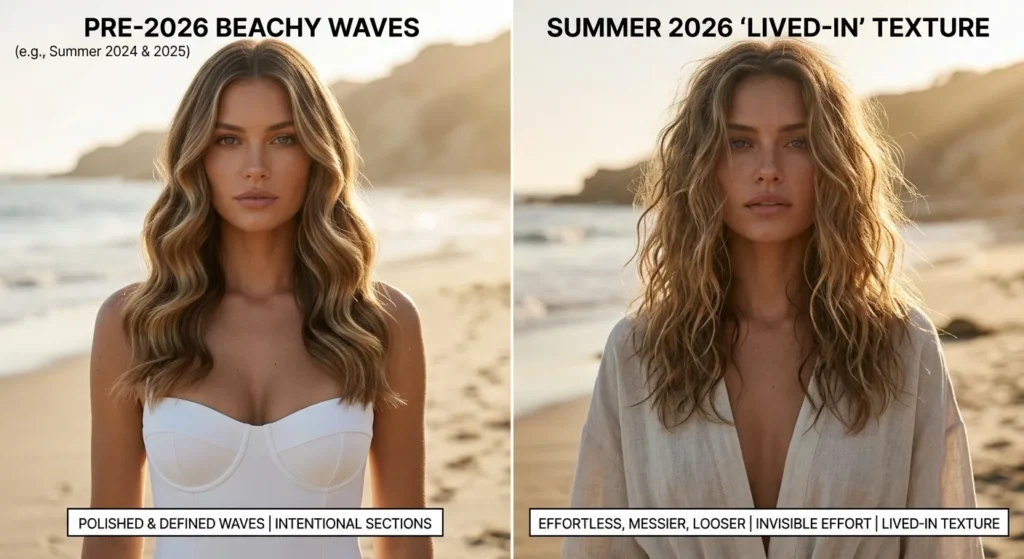 Beachy Waves Hair Summer 2026 — The Complete Celebrity Hair Guide What Makes Beachy Waves Hair Summer 2026 Different