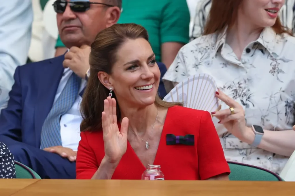 Kate Middleton Wimbledon 2026 — Roland Mouret Strawberry Red Dress and Ruby Jewelry Breakdown kate-middleton-princess-wales-royal