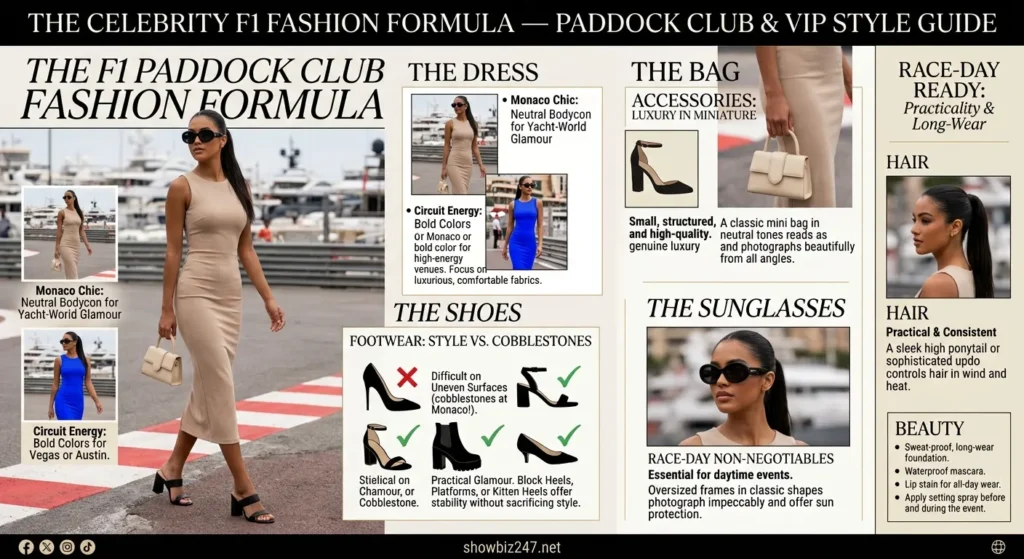 Formula 1 Fashion 2026 — What to Wear to a Grand Prix Like a Celebrity Complete Guide The Celebrity F1 Fashion Formula — Complete Guide