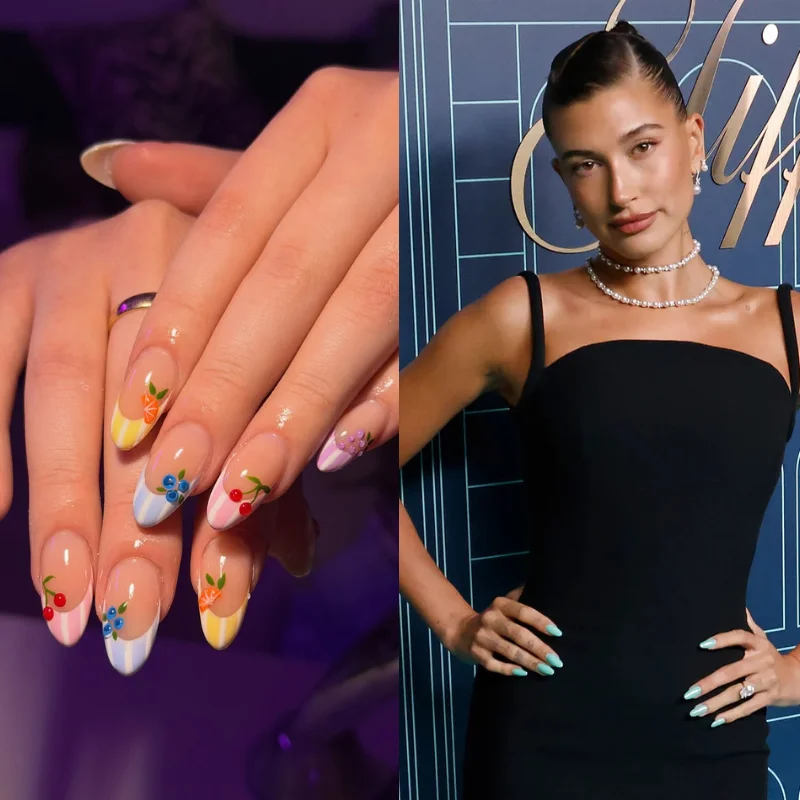 Celebrity Summer Nail Trends 2026 — Glazed Jelly, Seaglass and Every Look to Try