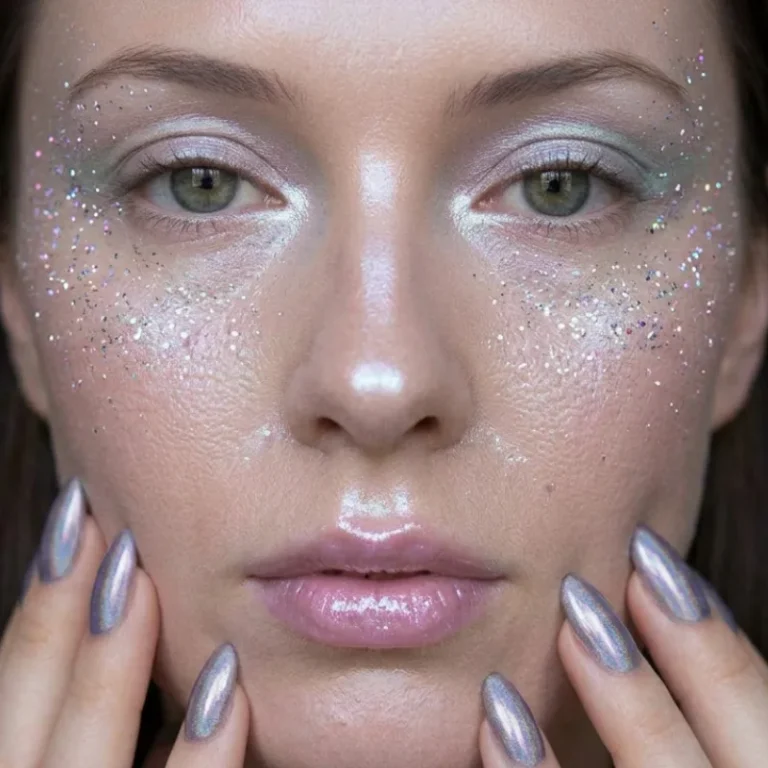 Extra Celestial Beauty 2026 — Opalescent Eyes, Holographic Skin, and Cosmic Celebrity Makeup