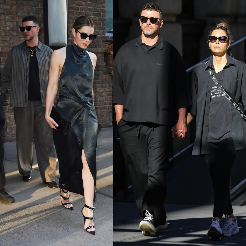 Justin Timberlake and Jessica Biel NYC 2026 — Matching Black Outfits and Their United Front