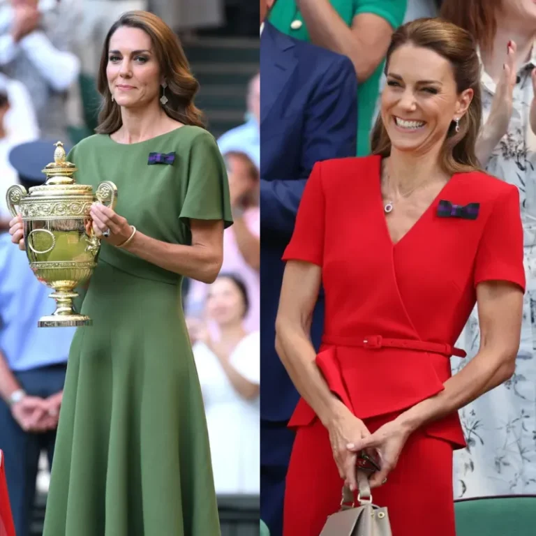 Kate Middleton Wimbledon 2026 — Roland Mouret Strawberry Red Dress and Ruby Jewelry Breakdown